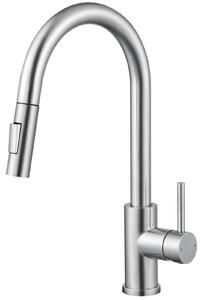 Solidchoice - Rubinetto da cucina con erogatore estraibile e rotazione a 360°