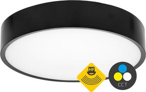 Plafoniera LED per esterni IP65 MARTIN 15W 1650lm 3000/4000K nero con sensore di movimento