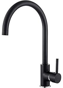 Solidchoice - Rubinetto da cucina con bocchetta girevole a 360° e avvio a freddo