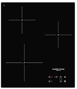 Plados Piano Cottura Induzione 3 Fuochi Larghezza 44 cm in Vetroceramica colore Nero - PBIM430