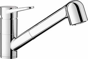 Miscelatore senza doccetta inox Blanco 526416