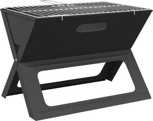 Griglia da Esterno Nero 46 x 31 x 31 cm Acciaio