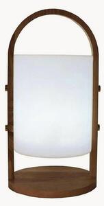 Lampada da tavolo a LED in/outdoor Woody con batteria