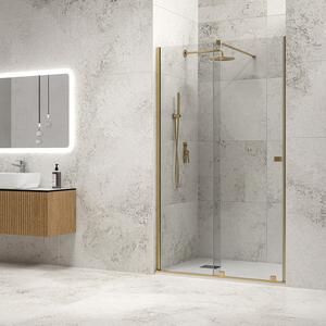 Kamalu porta doccia scorrevole 120 cm senza telaio color oro | knm4000g