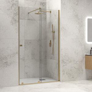 Kamalu nicchia doccia scorrevole 130 cm color oro senza telaio | knm4000g