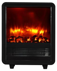 Stufa elettrica BALDERIA George – Potenza termica fino a 2000 W, nera