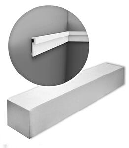 Orac Decor PX198-box MODERN U-STEPS1 cartone con 24 strisce decorative Rivestimento murale stile moderno colore bianco | 48 m