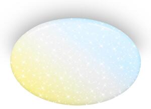 Briloner VERB Plafoniera LED, dimmerabile, telecomando, controllo della temperatura del colore CCT, ultra luminosa, bianca, Ø56 x 10 cm