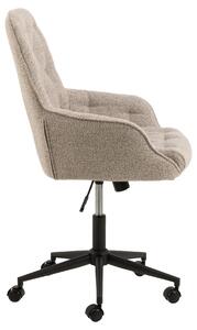 Sedia da ufficio Erik bouclé beige