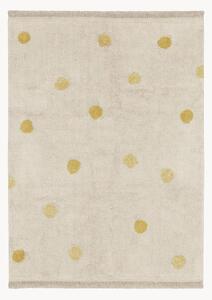 Tappeto per bambini in cotone lavabile Hippy Dots, fatto a mano