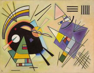 Kandinsky, Wassily - Stampa artistica Black and Violet Schwarz und Violett 1923, (40 x 30 cm)