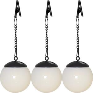 Set di 3 luci solari sospese per esterni, ø 10 cm Globus - Star Trading