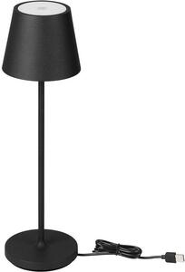 Lampada da tavolo a ricarica wireless V-TAC - IP54 - Nero - 1,5W - 150 lumen - 3000K