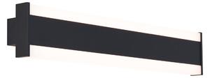 Lampada da parete moderna nera CCT 60cm incl. LED IP54 - Vanya