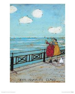 Stampe d'arte Sam Toft - Her Favourite Cloud, (30 x 40 cm)