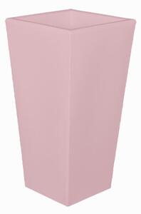 Porta vaso Vaso in polietilene EGIZIO LISCIO 32x22x53 cm ideale per arredare al meglio sia un ambiente interno che esterno malva