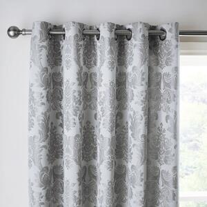 Tende in set grigie in tessuto damascato 2 pz 168x229 cm Damask Jacquard – Catherine Lansfield
