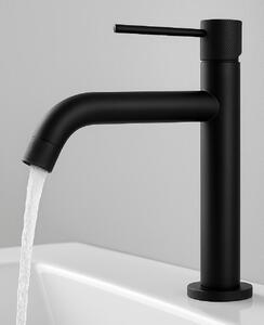 Miscelatore lavabo Ames – nero – miscelatore con set di installazione