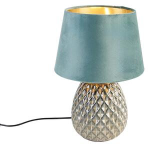 Classic table lamp green 35 cm - Betty