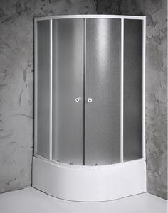 Cabine doccia Aqualine - Cabina doccia Arlen 800x800 mm, bianco/vetro BRICK BTR803