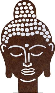CORGARDEN Decorazione da giardino Buddha 70 x 42 cm, corten CORGARDEN 1062