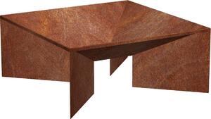 CORGARDEN Fokus Caminetto da giardino 70 x 70 x 30 cm, corten CORGARDEN 1017