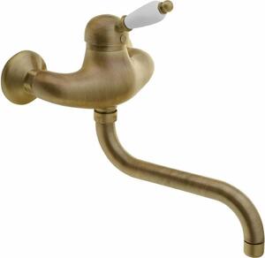 Sapho Kirké - Miscelatore per lavabo Bianco, bronzo KI15BB