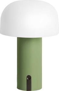 Leitmotiv - Lampada da tavolo Luca Led - Verde - Ø15cm Lampada da tavolo - Lampada da comodino, soggiorno, camera da letto
