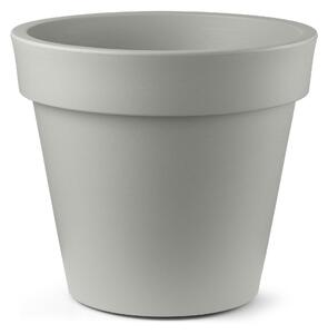 Vaso in Polietilene TONDO ARIA dimensioni 65x65xh 60 cm adatto interno esterno colore ARGENTO