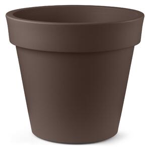 Vaso in Polietilene TONDO ARIA dimensioni 65x65xh 60 cm adatto interno esterno colore Corten