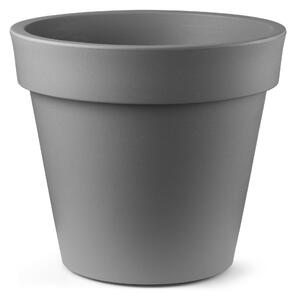 Vaso in Polietilene TONDO ARIA dimensioni 65x65xh 60 cm adatto interno esterno colore Ferro