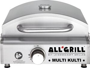 Barbecue a gas Allgrill MULTI-KULTI con bruciatore ceramico Steakzone e dispositivo di sicurezza per l'accensione