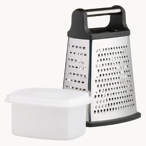 Grattugia a quattro lati in acciaio inossidabile con scatola raccoglitrice Classic