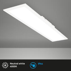 BRILONER SIMPLE LED plafoniera per bagno, IP44 protezione dagli spruzzi d'acqua, luce bianca neutra, bianco, 78 x 18 x 6,5 cm