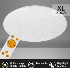 Lampada da soffitto a LED dimmerabile con telecomando decorazione stellata CCT 50W metallo Briloner