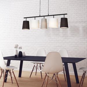 Lampada a sospensione 5xE14 Design by Kare nero bianco grigio Briloner