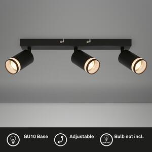 Faretto da soffitto Lampada da soffitto Lampada da camera da letto orientabile a 3 luci GU10
