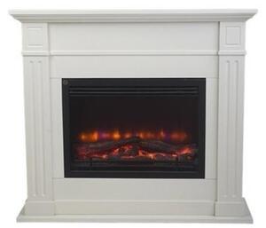 Casa Padrino Caminetto elettrico in stile liberty L 100 x H 89 x P 30 cm - Caminetto elettrico - Caminetto da salotto in stile antico