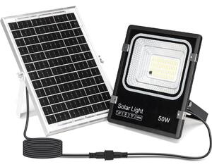 Aigostar -LED Proiettore solare LED/50W/3,2V 1200mAh 3000K/4000K/6500K IP66 + telecomando