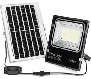 Aigostar-LED Proiettore solare LED/100W/3,2V 2000mAh 3000K/4000K/6500K IP66 + telecomando