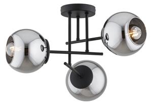 BRILAGI - Plafoniera a soffitto DIOR 3xE27/60W/230V nero/grigio fumé