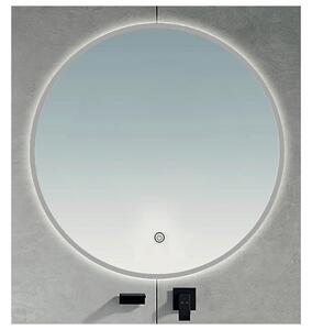 BRILAGI - Specchio da bagno LED VENA SILVER LED/26W/230V diam. 80 cm IP44 dimmerabile + CCT
