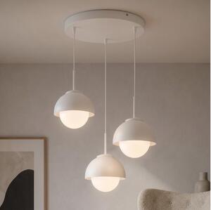 BRILAGI - Lampadario a sospensione con cavo COSMO 3xE27/60W/230V bianco/oro