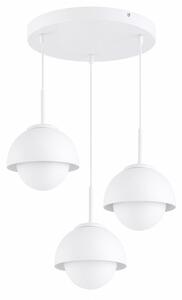 BRILAGI - Lampadario a sospensione con cavo COSMO 3xE27/60W/230V bianco/oro