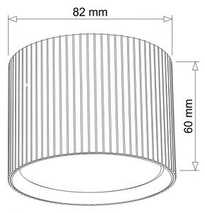BRILAGI - Faretto STRIPY 1xGX53/15W/230V 60x82 mm finitura rovere