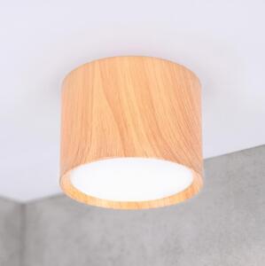 BRILAGI - Faretto SMOOTH 1xGX53/15W/230V 60x82 mm finitura rovere