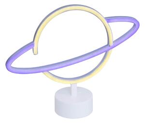 Lampada da tavolo Neon gialla con blu inclusa LED - Planet