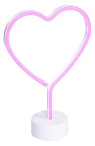 Lampada da tavolo Neon bianca con LED - Amore