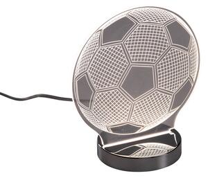 Lampada da tavolo Neon trasparente con LED dimmerabile a luce calda - Soccer