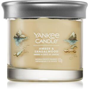 Yankee Candle Amber & Sandalwood candela profumata 122 g